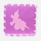 Unicorn And Flower Design Puzzle Mats For Kids