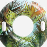 Intex Lush Tropical Tube Swim Ring 38 Inch Palm Trees Design