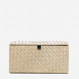 Tahanan by Kultura Tissue Box Bleached Banig Tall