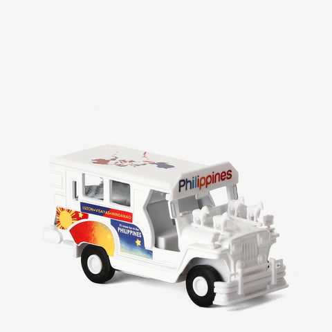 Kultura Model Jeepney 4" - White