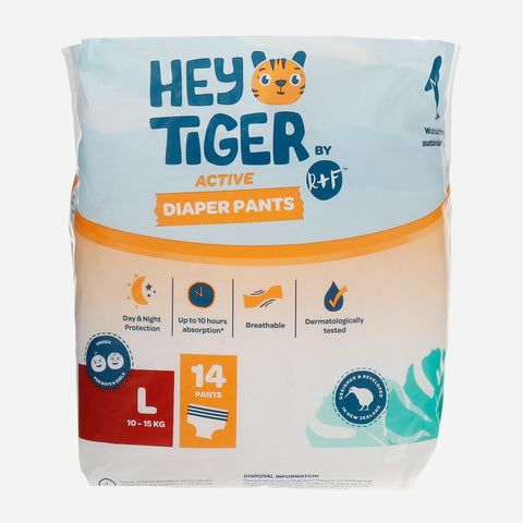 Hey Tiger Comfy Pants Diapers Large 14pcs