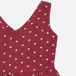 Smartbuy Ladies' Sleeveless Blouse in Pink Polka