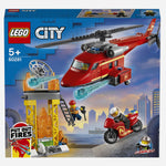 Lego R City 60281 Fire Rescue Helicopter Age 5 Building Blocks 2021 212Pcs