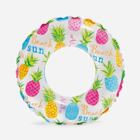 Lively Print Swim Ring Pineapple