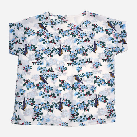 Smartbuy Ladies' Blouse Continues Sleeves In Floral Print