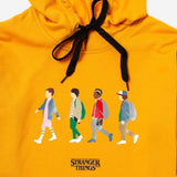 Stranger Things Hoodie Friends Mustard