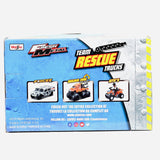 Maisto Fresh Metal Team Rescue Trucks Fire Department (Green) Toy For Boys