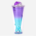 2-Tone Mermaid Tail Tumbler 75Ml Purple  W Db