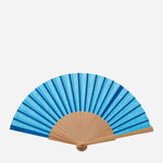 Tropiko by Kultura Single Fabric Fan – Blue