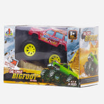 Red Die-Cast Bigfoot Off-Road Monster Big Tires Toy For Boys