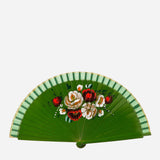 Tropiko Floral Handpainted Fan