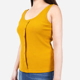 URBAN Sleeveless Rib Knitted Sleeveless Top