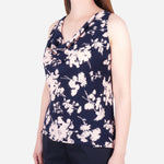 SM Woman Floral Cowl Neck Blouse