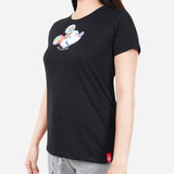 DISNEY Go Local: Mickey Colorful Face Tee in Black