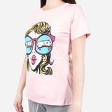 URBAN Girl I See Money Tee in Old Rose