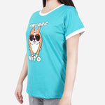 URBAN UniCorgi Tee in Robin's Egg Blue