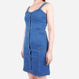 Urban Denim Button-down Dress