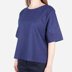 SM Woman Prima Short Sleeve Linen Boxy Blouse