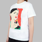 URBAN Lipstick Girl Tee in White