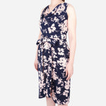 SM Woman Floral Cowl Neck Dress