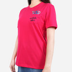 URBAN Merbabe Vibes Tee with Pocket in Fuchsia