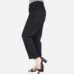 SM Woman Prima Back Garter Crepe Pants With Pockets