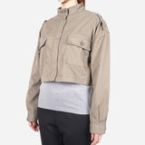 Urban Denim Utilitarian Jacket