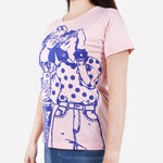 URBAN Girls Taking Selfies Tee in Old Rose