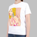 URBAN Blondie Girl Tee in White