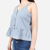 Urban Denim Peplum Blouse