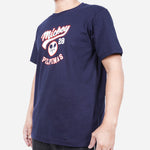 Disney Mickey Go Local Varsity Tee Navy Blue