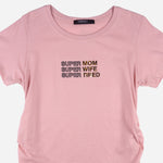 SM Woman Maternal Statement Tee Ruching Style