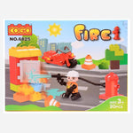 Cogo Fire 20 Pc Blocks For Kids