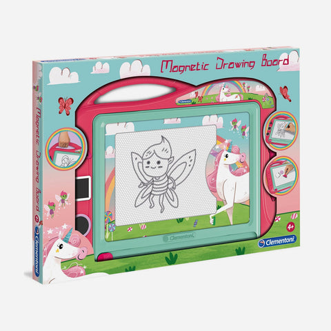 Clementoni Unicorn Magnetic Drawing Board For Kids