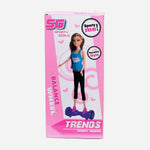 Sporty Girls Balance Wheel Doll For Kids Brunette