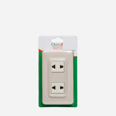 Omni 2-Gang Universal Outlet #P2-EU