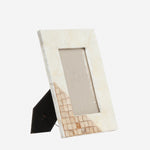 Tahanan by Kultura Picture Frames 4X6 Natural with Smoke Square Chips on the Corner