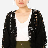 Tropiko by Kultura Ladies’ Full Open Crochet Cover Up