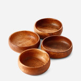 Tahanan by Kultura Acacia Round Server Set of 4