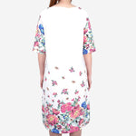 SM Woman Prima Ity Stretch Senepa Floral Dress