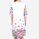 SM Woman Prima Ity Stretch Senepa Floral Dress