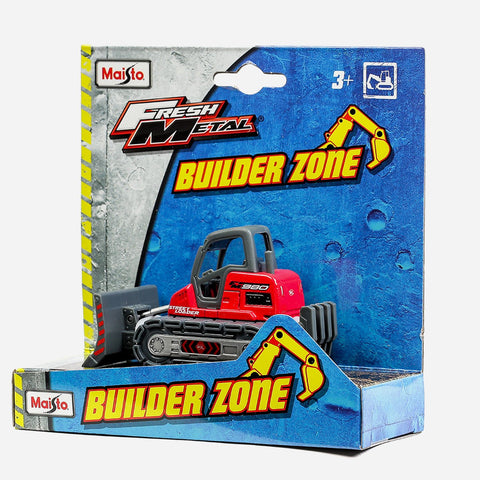 Maisto Fresh Metal Builder Zone Fm 980 Red Construction Vehicle For Kids