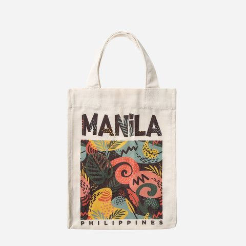 Kultura Manila Tropical Festive Canvas Baon Bag