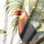 Tropiko Fan with Bayanihan, Bird and Palm Trees Design