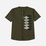 Hijo Shortsleeves Shirt with Tribal Print