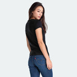 Levi's Slim Crew Neck Tee Core Batwing Black