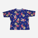 Smartbuy Ladies' Blouse Oversized Floral in Blue