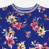 Smartbuy Ladies' Blouse Oversized Floral in Blue