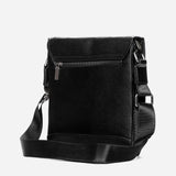 Beverly Hills Polo Club Men's Messenger Bag Leather Black