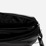 Beverly Hills Polo Club Men's Messenger Bag Leather Black